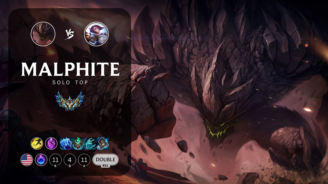 Malphite Top vs Fiora - NA Challenger Patch 13.23