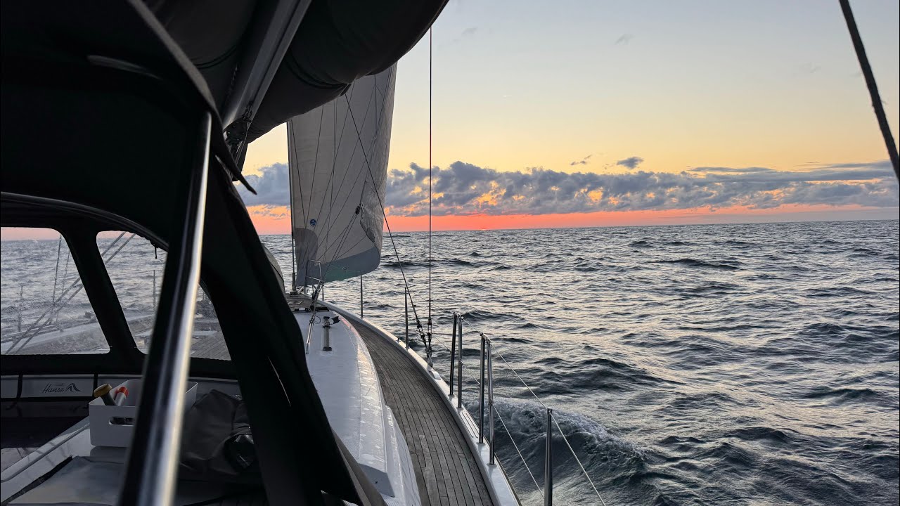 Pixie. Hanse 445 purjevene. Siirto Limnhamn Ruotsi Pohjoissatama Helsinki.