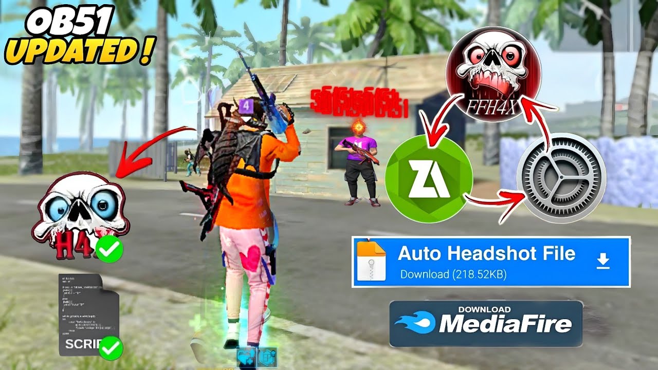 Free Fire Auto Headshot Config File🎯🌠 Macro Aimbot + No Recoil Regedit ‼️ Antiban VIP Script 👽
