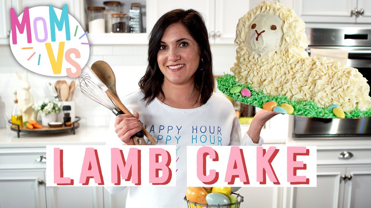 Mom Tries Making Easter Lamb Cake | “If I can do it YOU can do it” | Mom Vs Vintage Cake