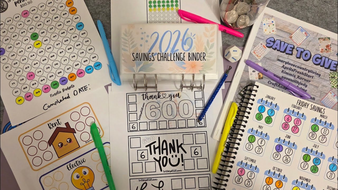 HAPPY FRIDAY | SAVE TO GIVE COLLAB | 2026 SAVINGS BOOK | FREEBIES | & MORE