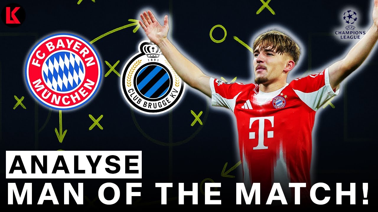 LENNART KARL Traumtor! | FC Bayern - FC Br&uuml;gge | UCL Analyse
