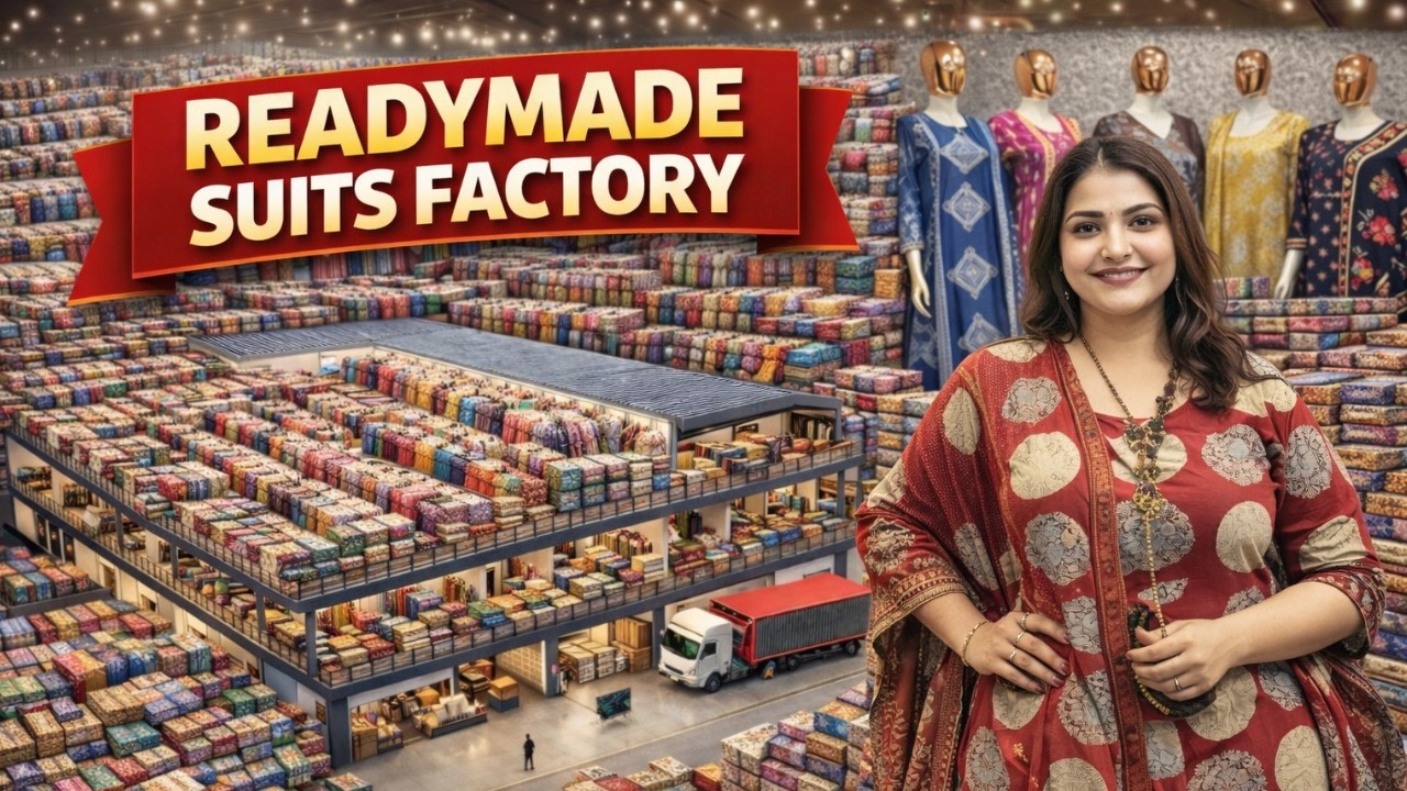Readymade Suits Factory | Suits Manufacturers In Surat | Surat Textile Market | Suit Manufacturers