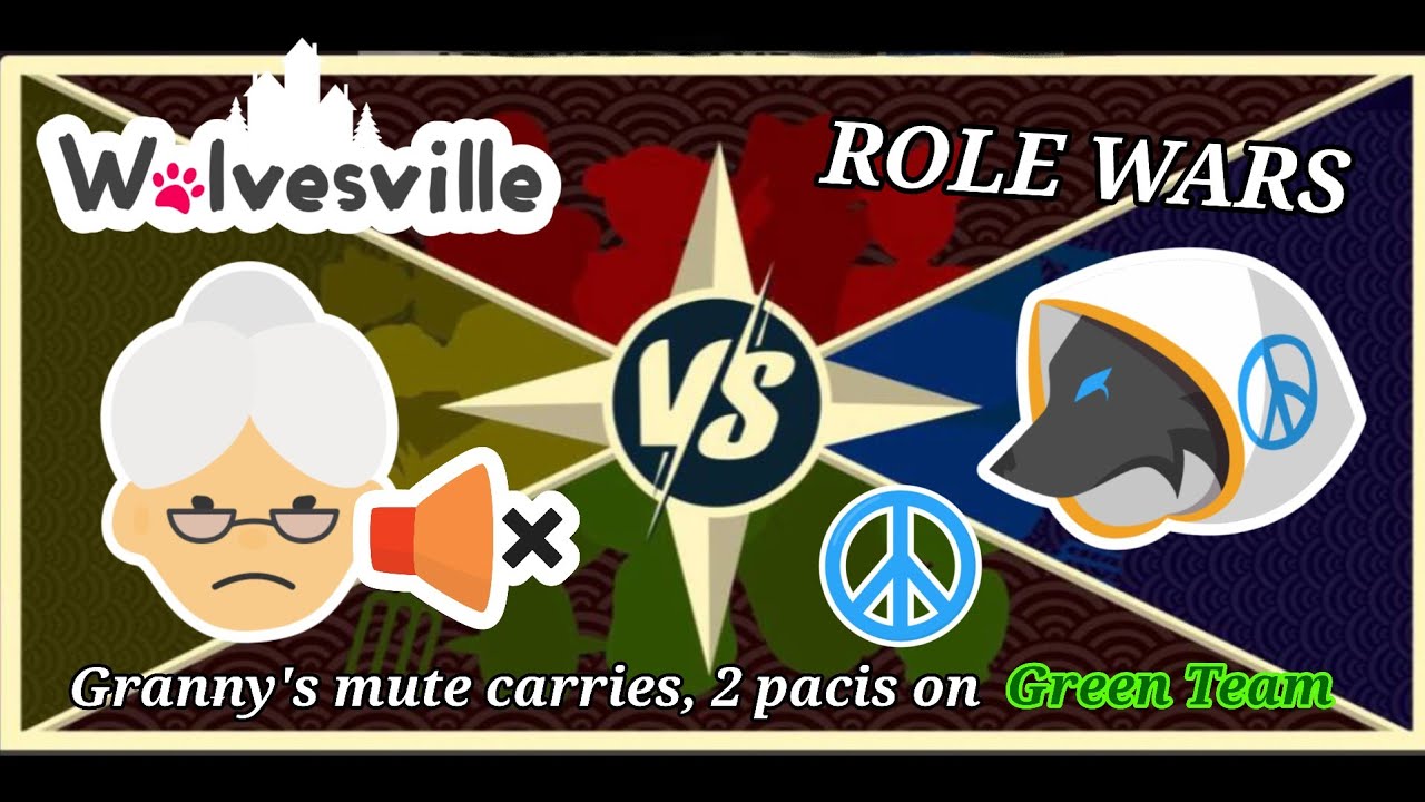Granny's mute carries, 2paci in my row || Green Team || Wolvesville Row Wars #1