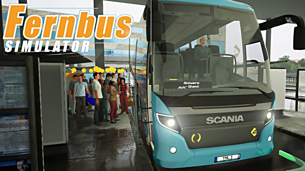 SIMULADOR REALISTA E DESAFIOS SOB A CHUVA! - FERNBUS SIMULATOR