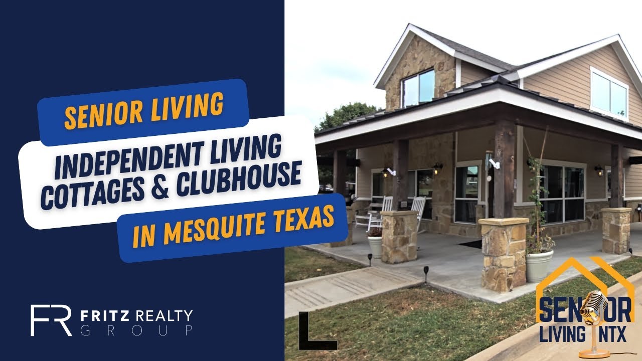 Independent Living Cottages, Clubhouse and Advantages | Mesquite Texas Cambridge Court Senior Living