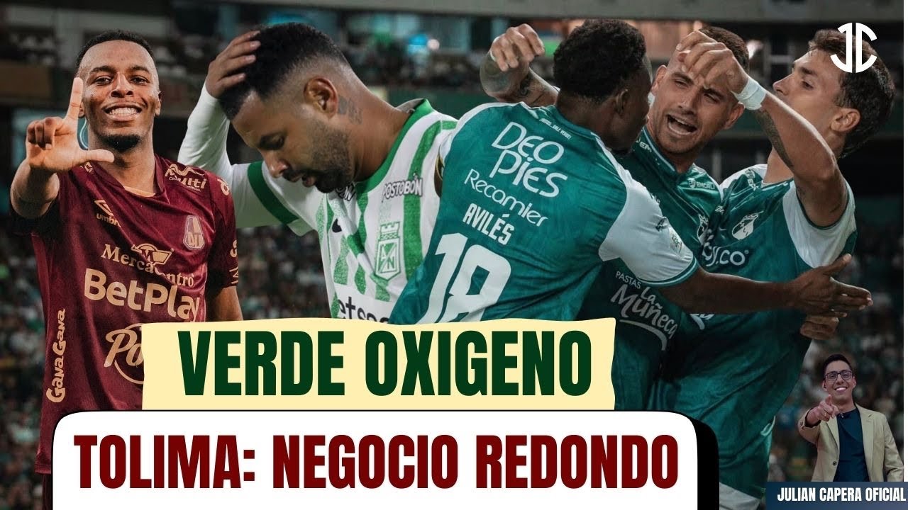 🚨🟢 VERDE OXIGENO: TRIUNFAZO DEL CALI ANTE NACIONAL 🐷 TOLIMA: NEGOCIO REDONDO VS ONCE CALDAS