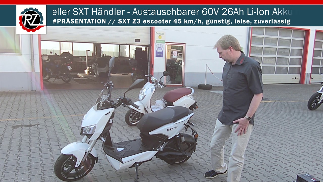 #PRÄSENTATION // SXT Z3 escooter 45 Km/h-Roller, günstig, leise, zuverlässig