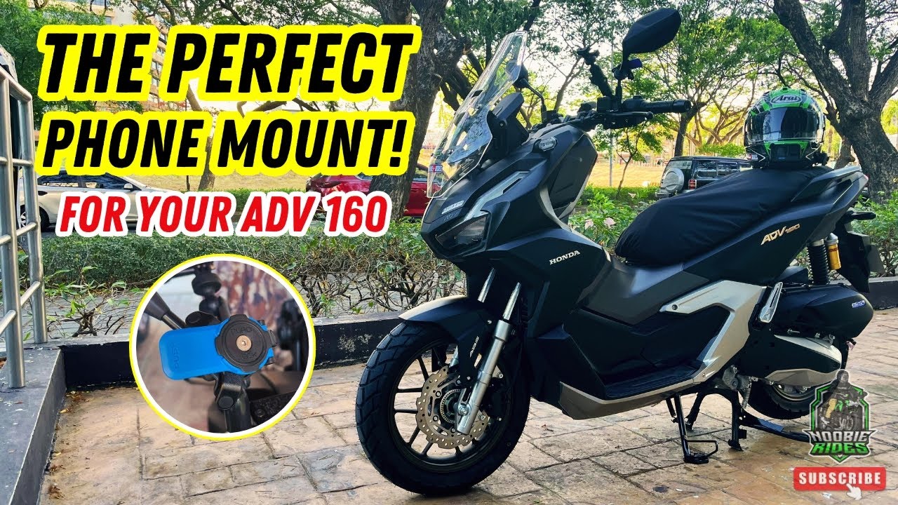 BEST Phone Mount for your Scooter | Honda ADV 160 | Quad Lock