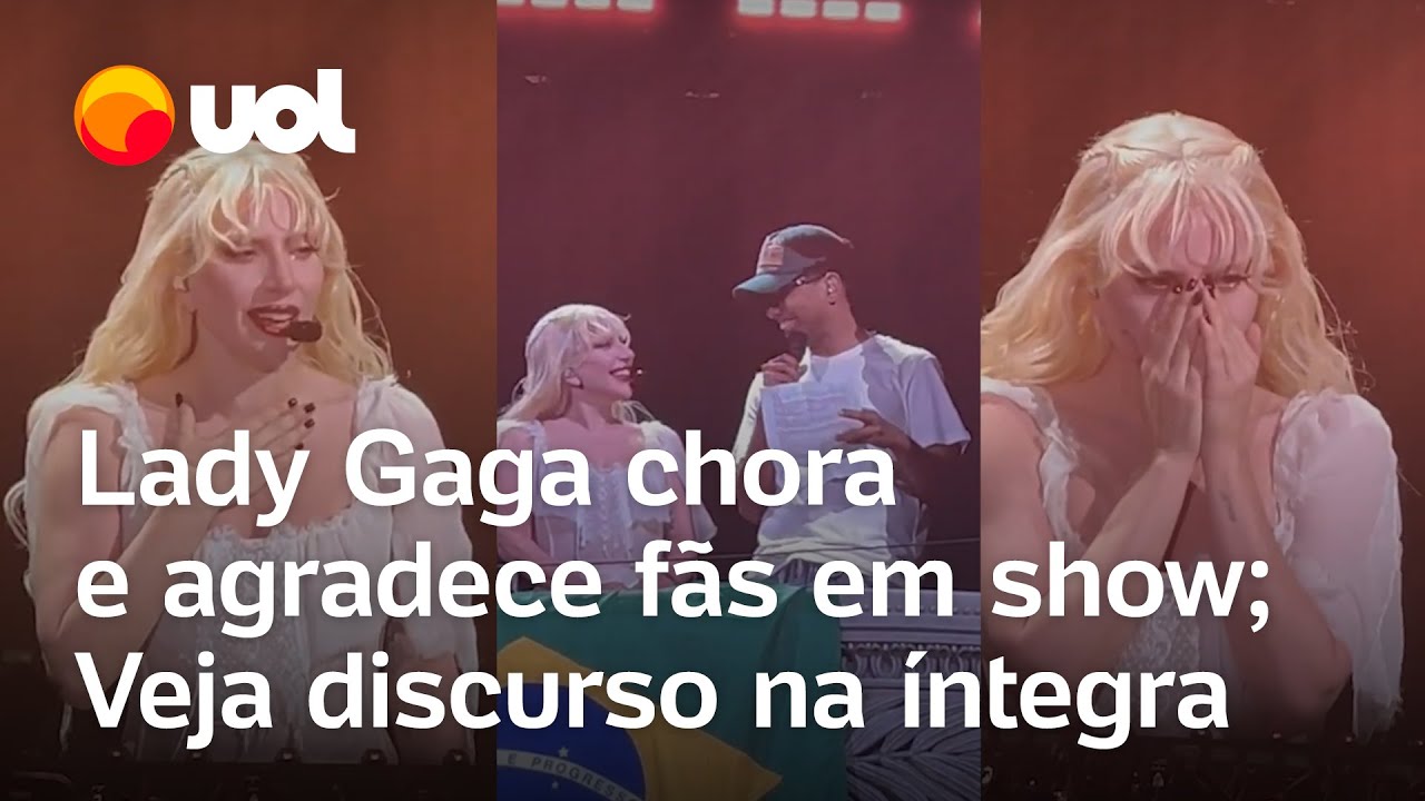 Lady Gaga: Veja discurso na íntegra da artista em Copacabana: 'Obrigada por fazerem história comigo'