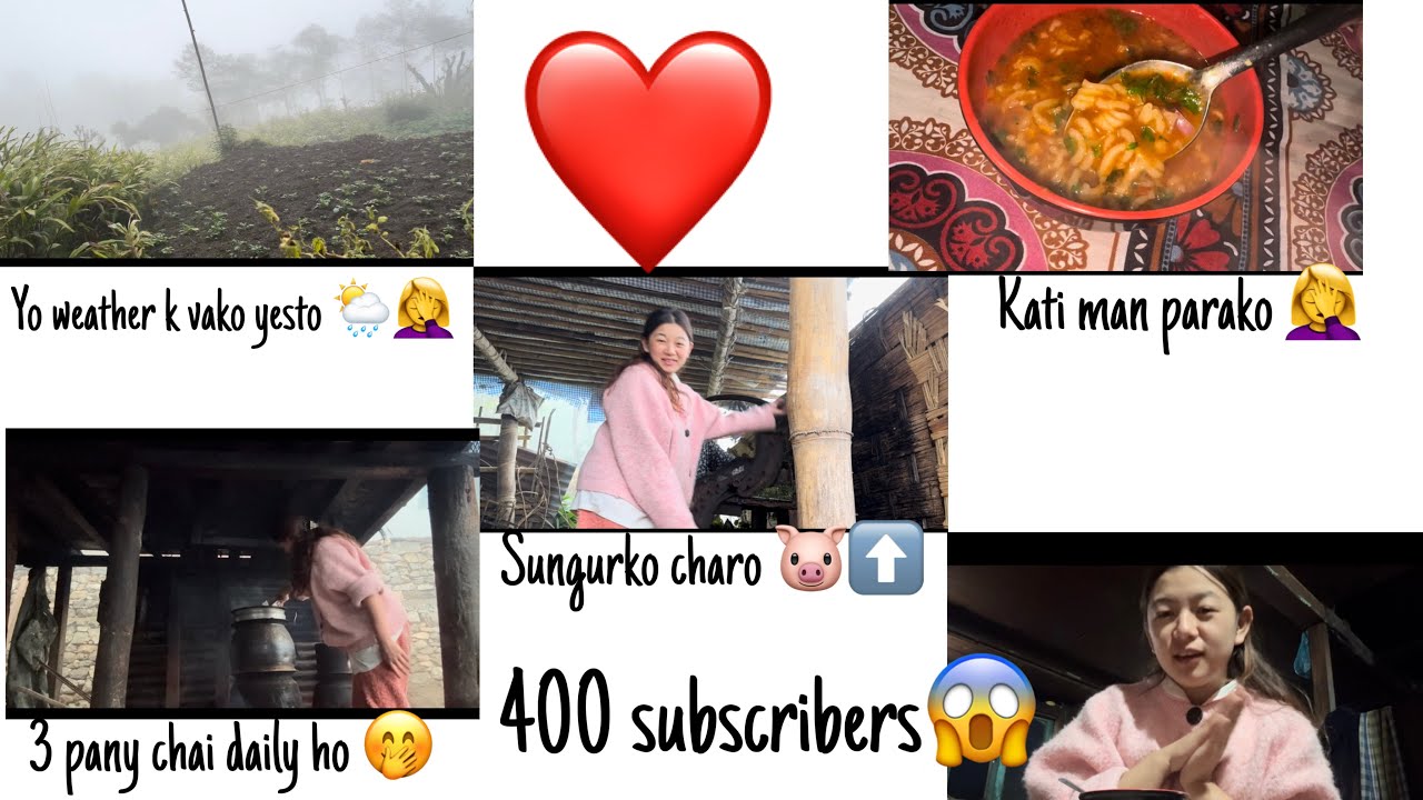 400 subscribers 😱|| Aja ne ghairkoi kam Garda goyo din ||