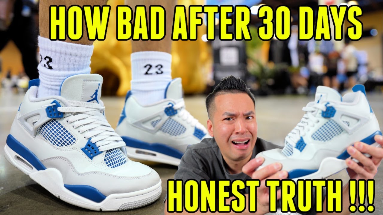 HOW BAD ARE THE JORDAN 4 MILITARY BLUE ??!!! WEAR TEST WEARING FOR 30 DAYS STRAIGHT PART 2