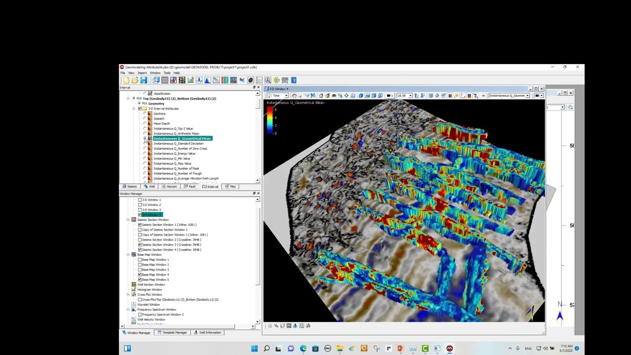 Seismic attributes interpretation new generation
