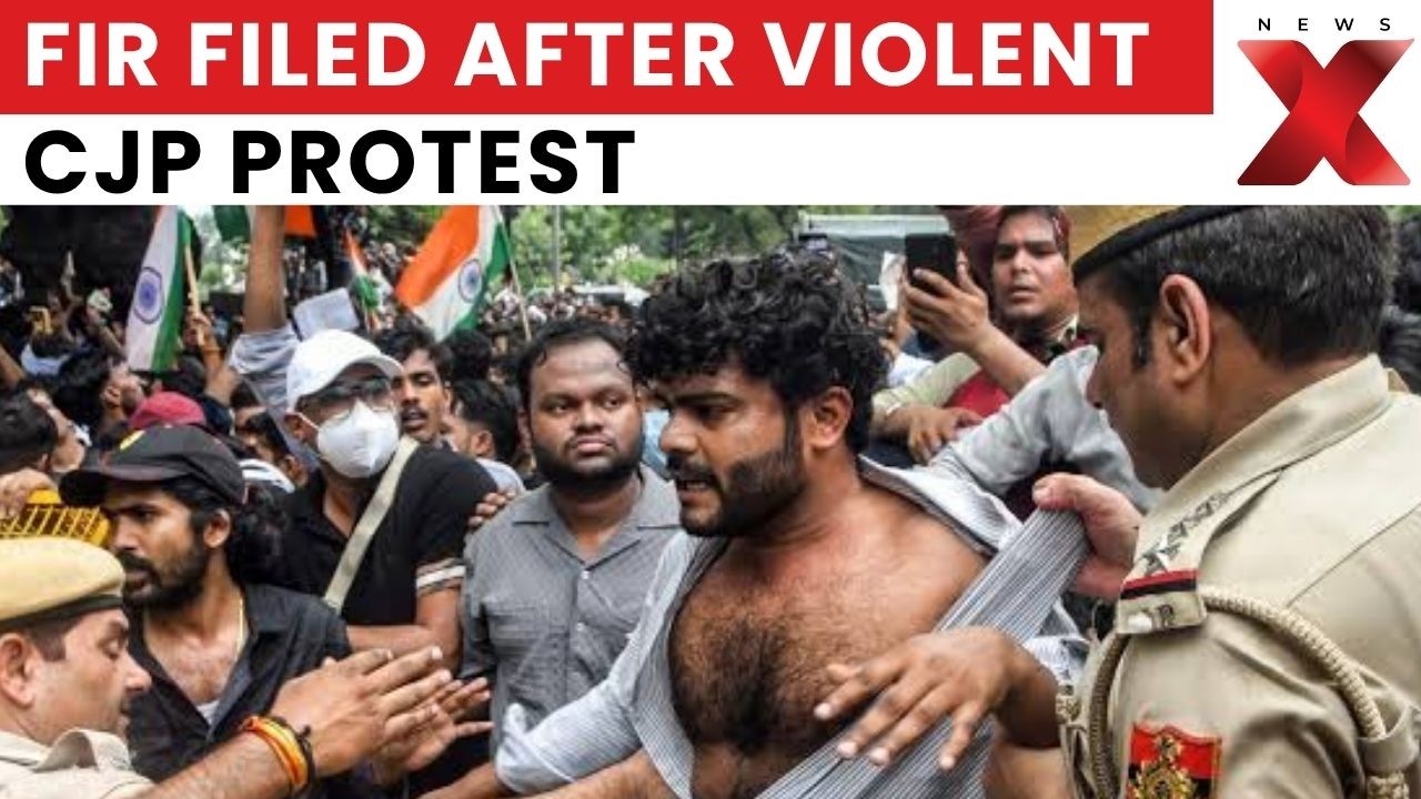 Delhi Protest Violence: FIR Filed Over CJP March Clash, Vehicles Vandalised in Capital | NewsX