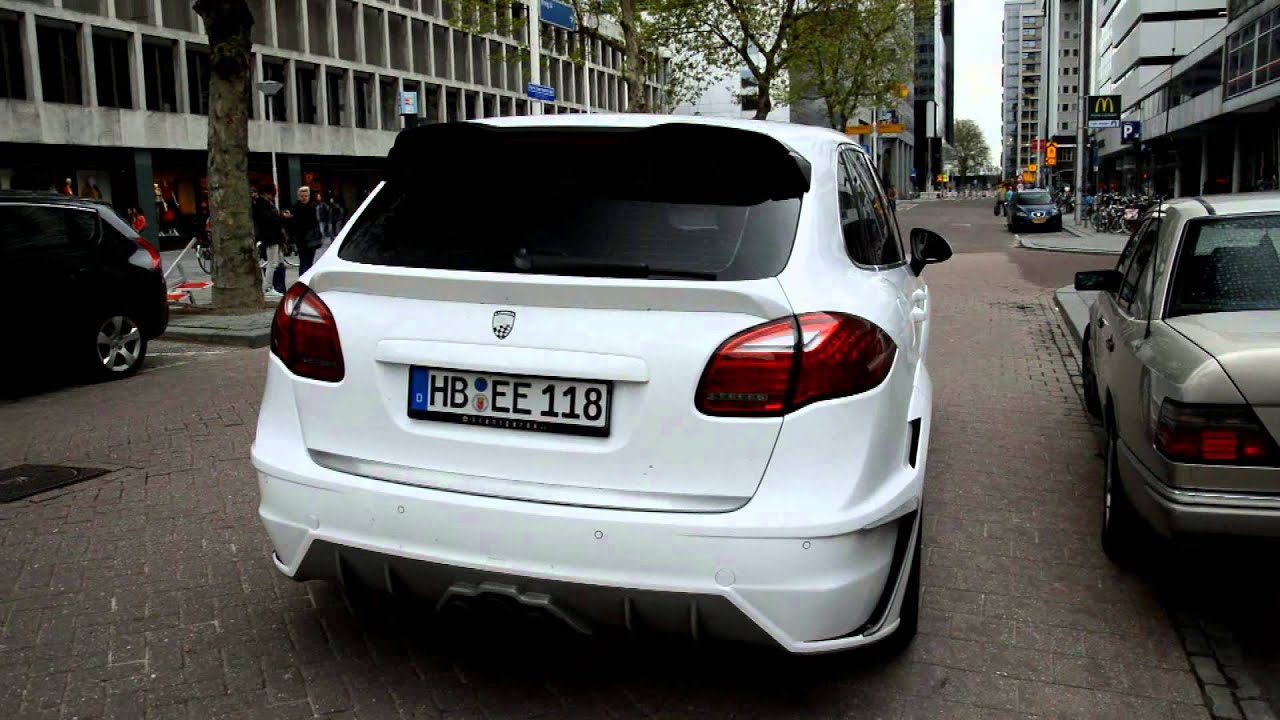 Porsche Cayenne Lumma CLR 558 GT, Eljero Elia's car. Amazing revvs. beautiful acceleration