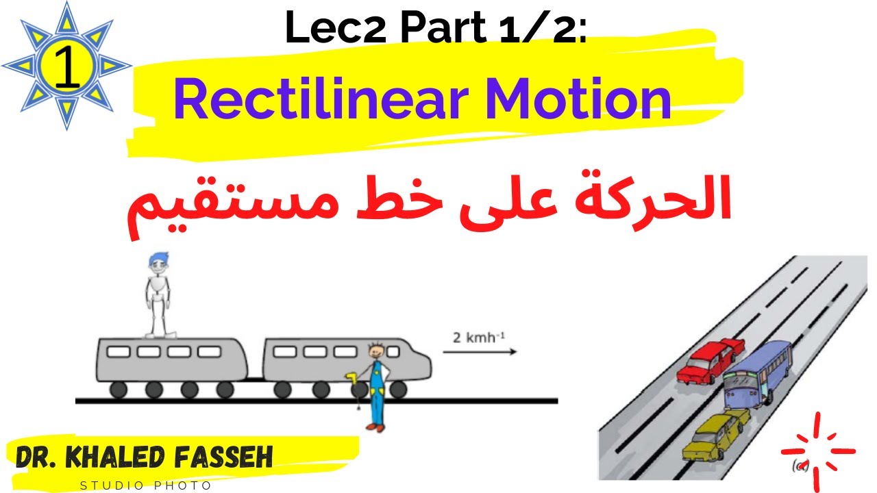 Lec1 part1: Rectilinear Motion الحركة الخطية للجسيم