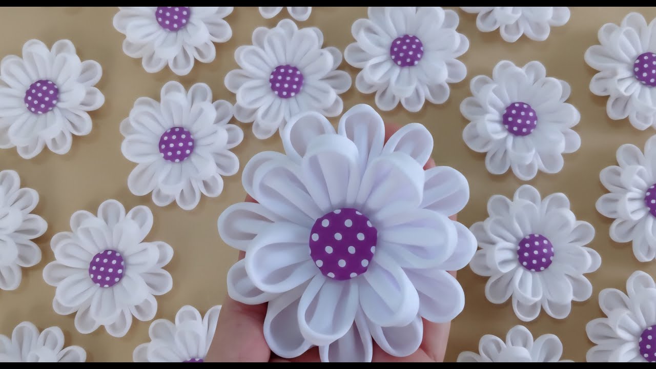 como fazer flores de fuxico para iniciante #artesanato #flores #tutorial #façavocêmesmo #fuxicos