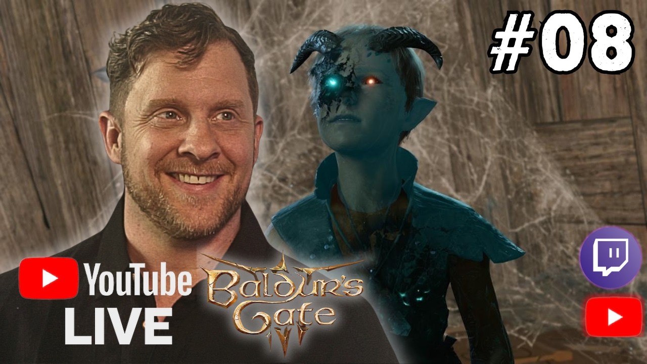 LIVE - Day 8 Baldur's Gate 3 | DAWK-NESS!!!