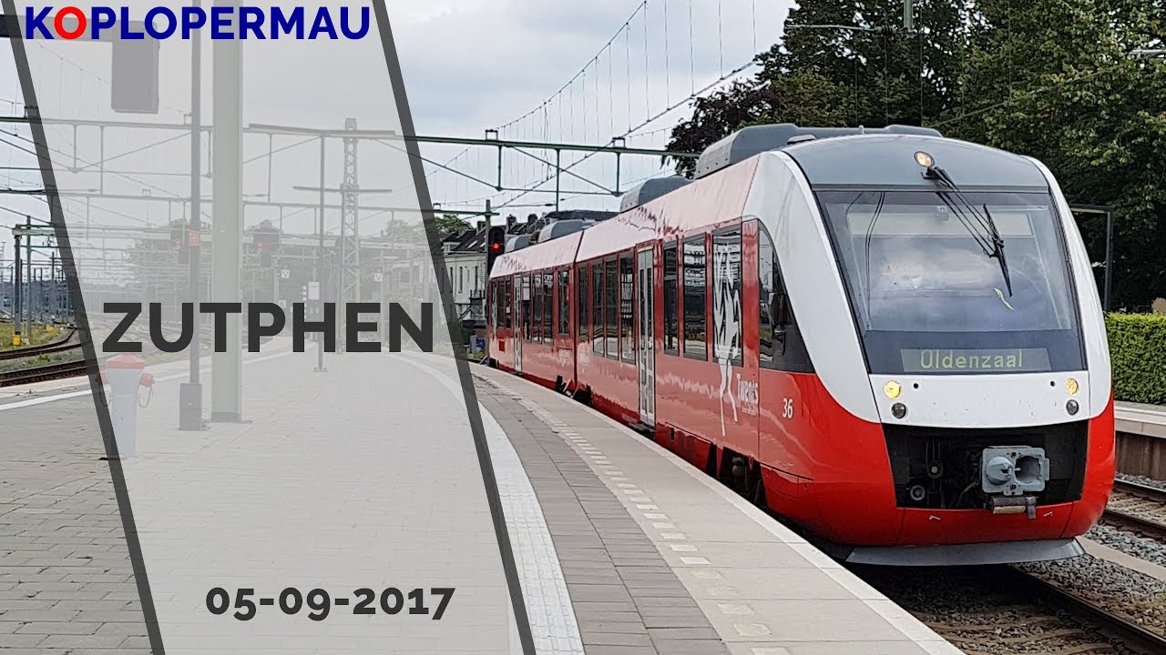 Treinen op station Zutphen - 05 september 2017