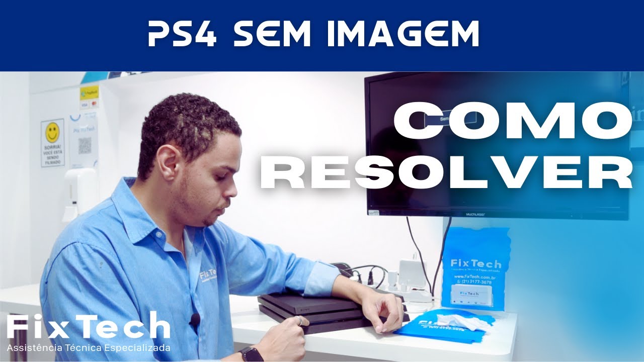 PlayStation 4 Sem Imagem | Veja como resolver | Conserto de PS4