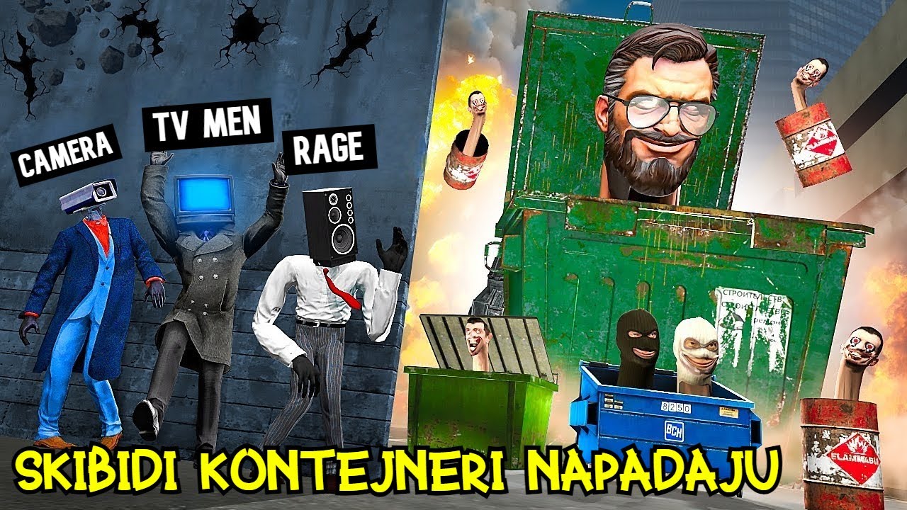 SKIBIDI KONTEJNERI SU NAM NAPRAVILI ZAMKU I OVO SE DESILO!!!