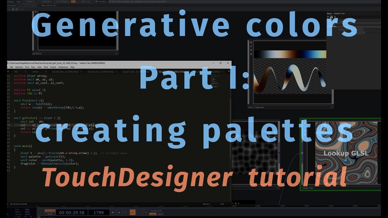 Generative color palettes. Part 1/2