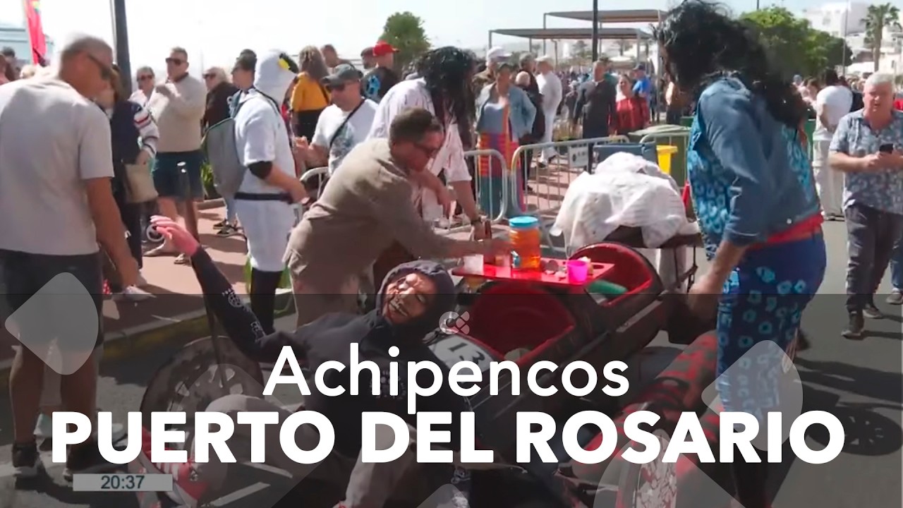 La regata m&aacute;s divertida, los Achipencos de Puerto del Rosario