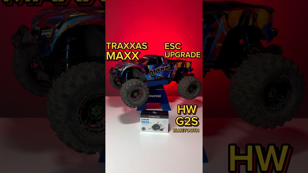 Unveiling the Hobbywing MAX8 G2S ESC for my Traxxas Maxx &ndash; Bluetooth boosted!