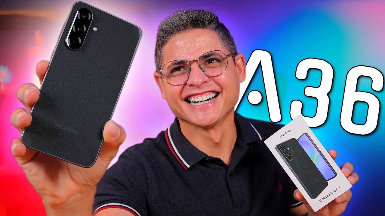 NOVO! Galaxy A36 da SAMSUNG oficialmente no BRASIL! Unboxing e Impressões