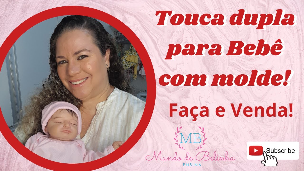 ✅ Touca dupla para Recém Nascido #costura #roupinhasdebebe