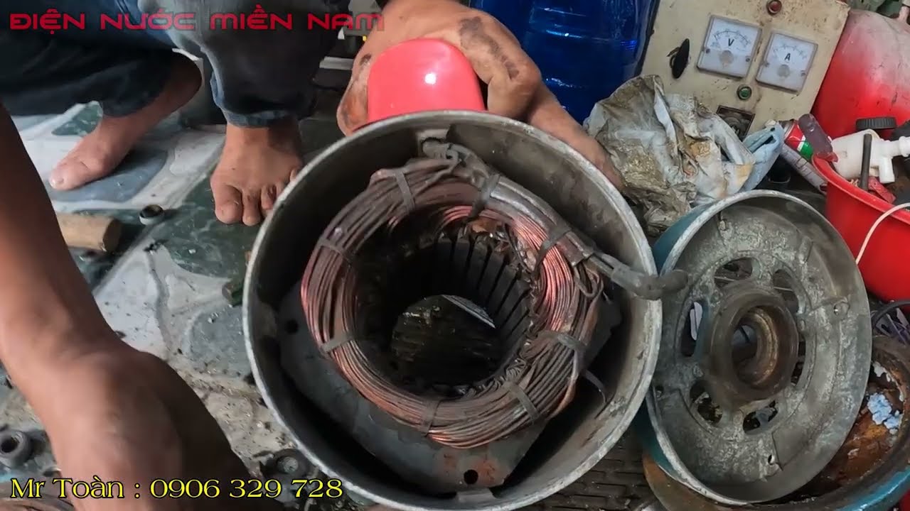 Hướng dẫn sửa máy bơm hai đầu hút - Cách thay phớt bạc đạn và cánh quạt cho bơm hai đầu hai họng !
