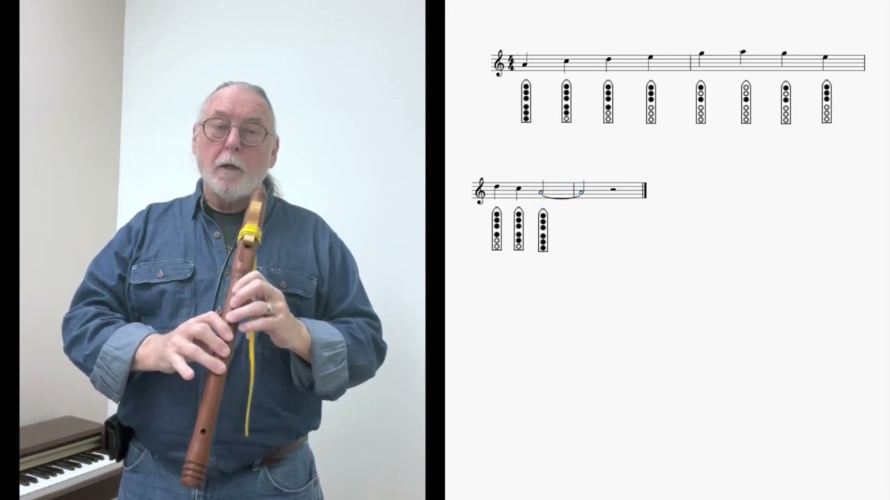 Lesson 1 - Pentatonic Scale (on a 6-hole flute in A)