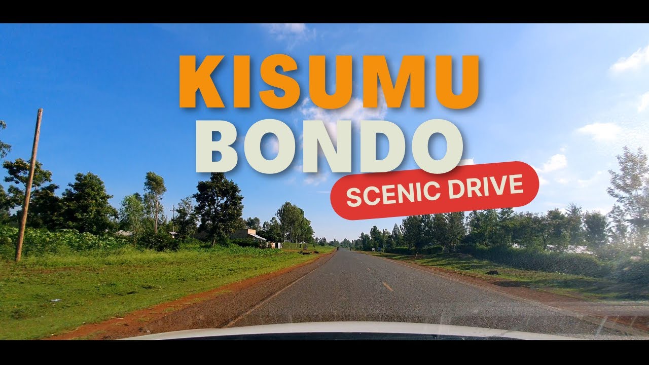 Epic Drive 🇬🇧 🇰🇪 || Bondo - Kisumu drive || Lush Greenery || Modern Roads || Village Drives - Kenya