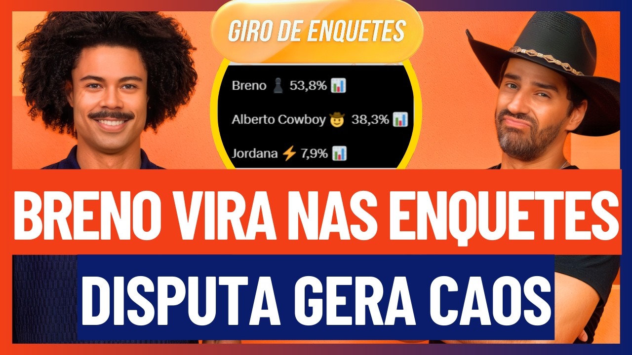 🔵 Breno VIRA em DISPUTA contra Alberto Cowboy nas ENQUETES e GERA CAOS no Paredão Falso | BBB 26