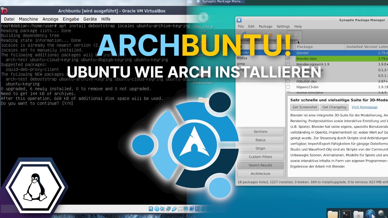 Archbuntu! Ubuntu wie Arch installieren | #Linux #Ubuntu #Arch