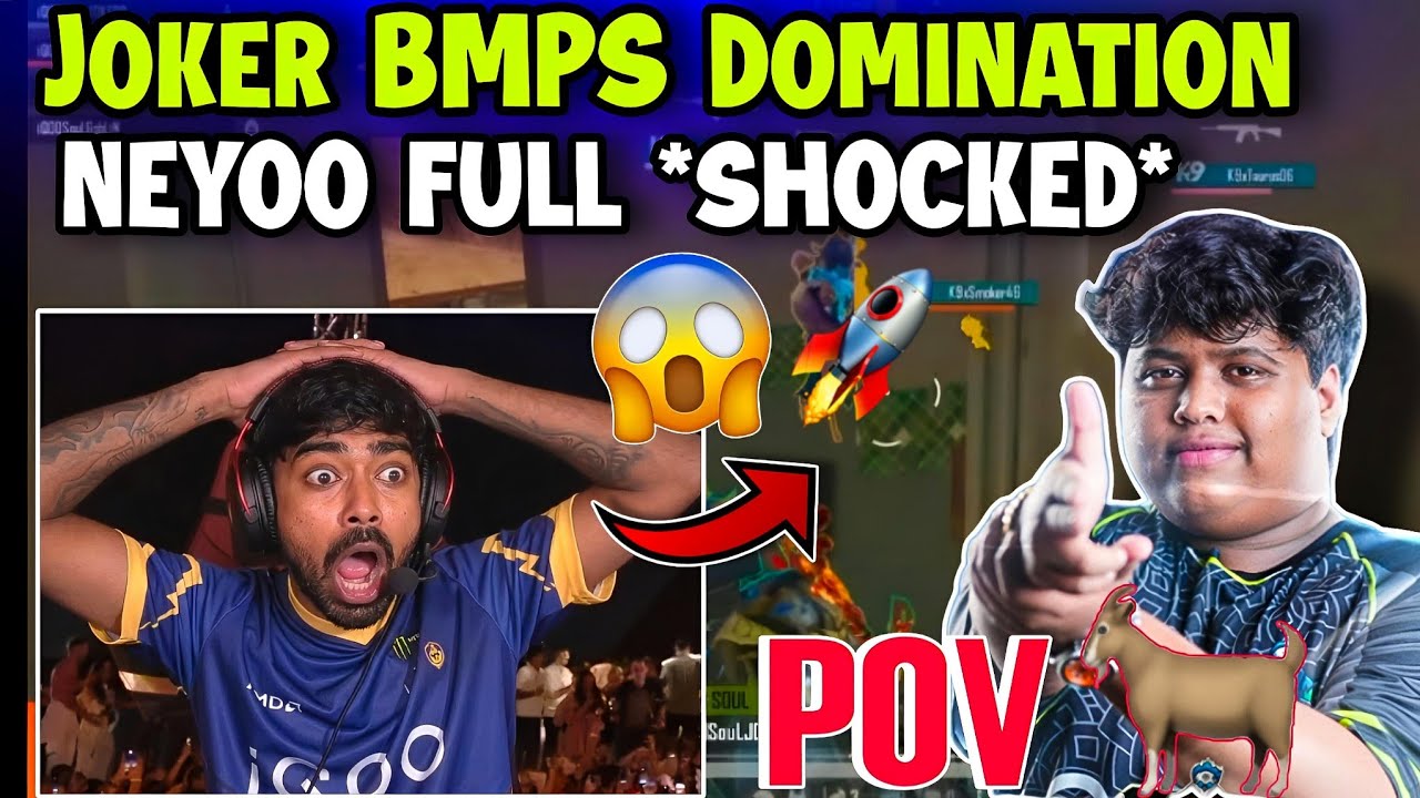 Joker POV🚀🥶 Neyoo Full Shocked Joker Domination😱 Thug React🔥 Caster Brutal on TAG💀