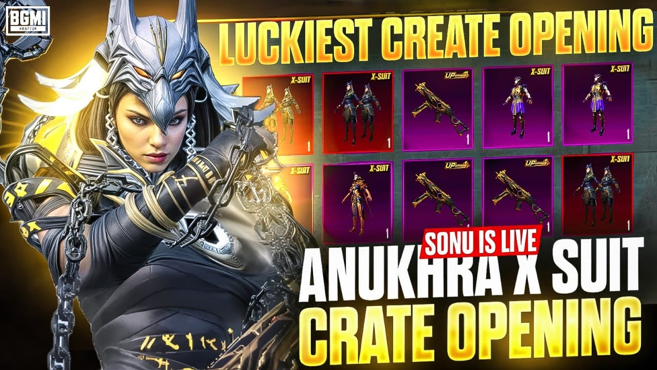 😱GET FREE X-SUIT | 10000 UC | Pharaoh New X-suit Crate Opening | Anukhra Xsuit Crate opening | 2025