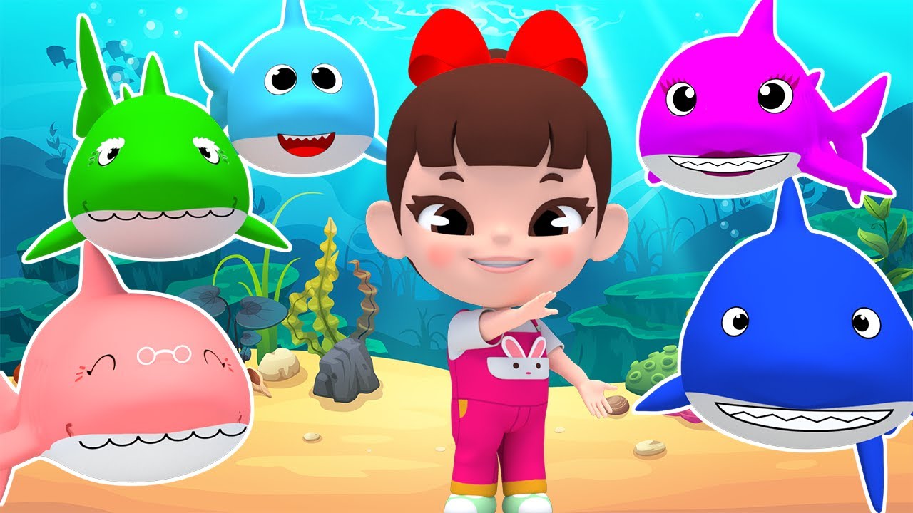 Baby Shark Family - Sing Along | @LimeTube_Brasil  Nursery Rhymes Super Lime And Toys