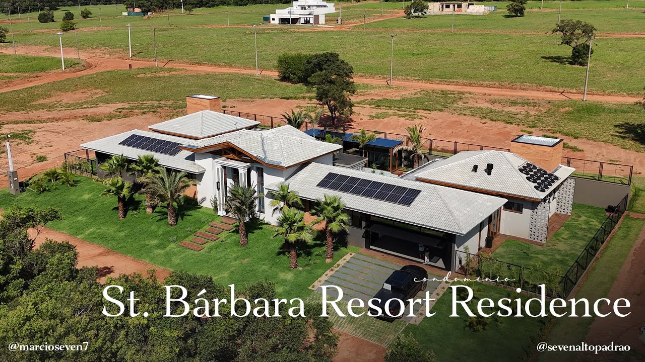 Casa no Santa Bárbara Resort Residence, com 1.800m² - Um imóvel Impressionante #altoluxo #altopadrão