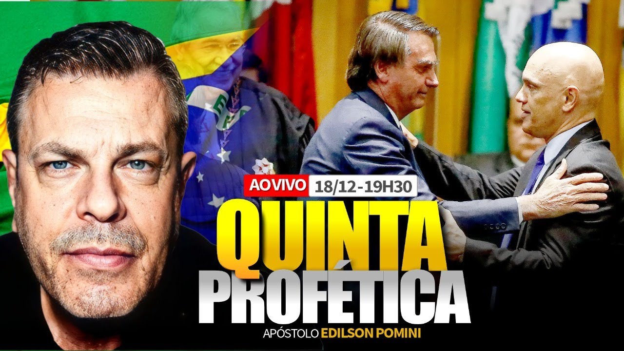 🟢🟡 QUINTA PROF&Eacute;TICA [AO VIVO] | AP&Oacute;STOLO EDILSON POMINI 18.12.2025