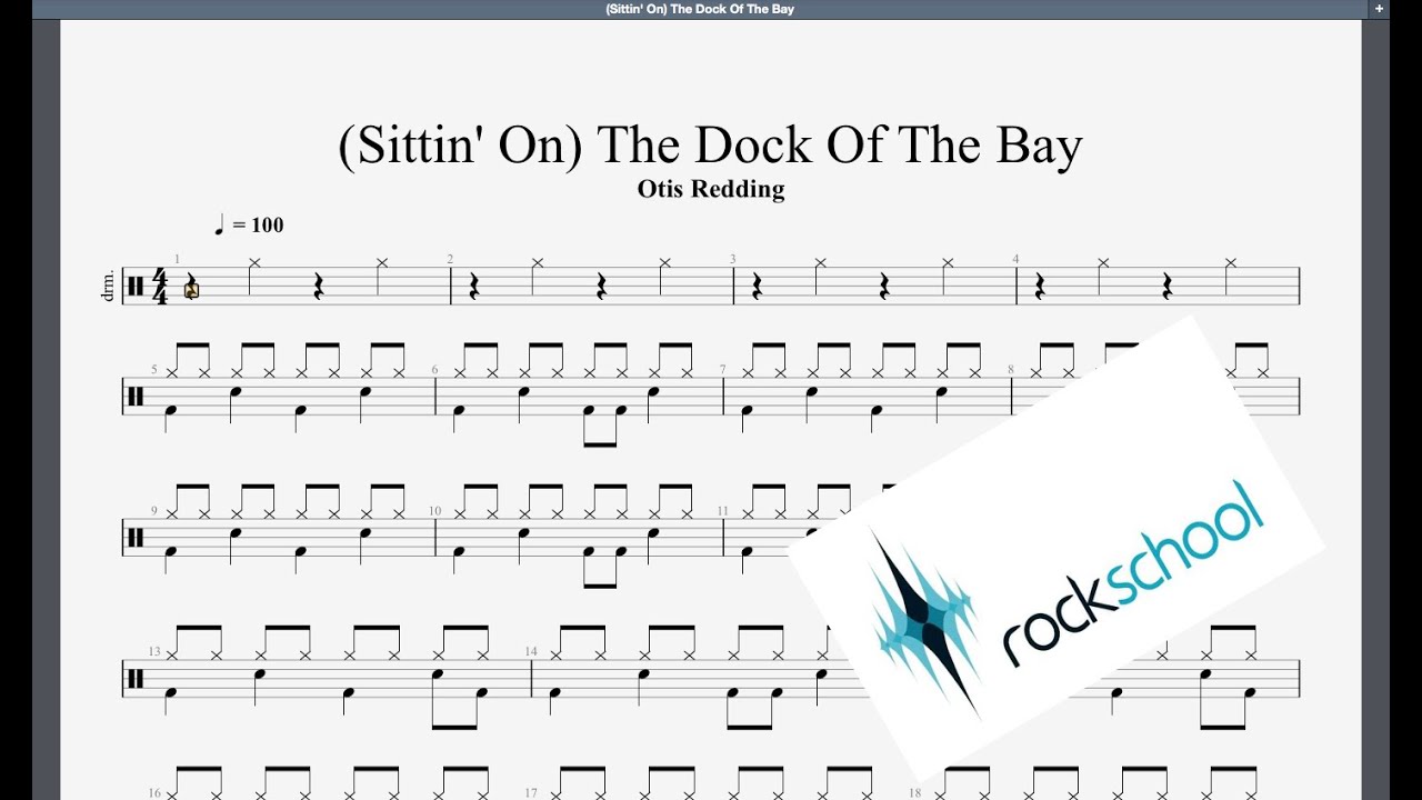 (Sittin' on) the dock of the bay Rockschool Debut Grade Drums