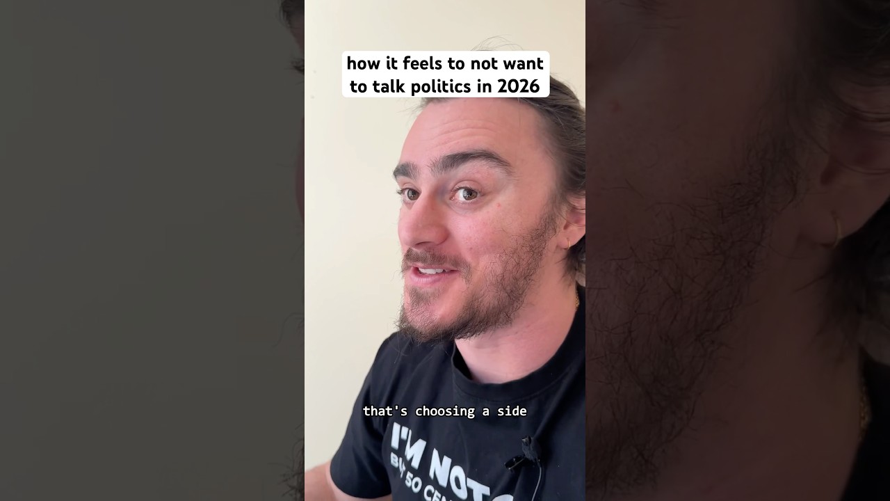 how it feels to try to stay out of politics in 2026 #shorts #comedy #funny