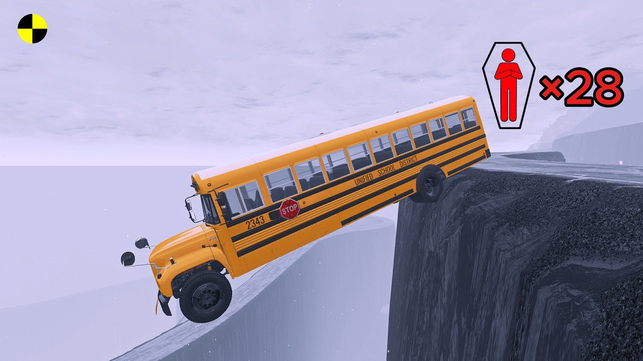 Realistic High-Speed Car Crashes in BeamNG.drive #138 | Ultra Detailed Crash Compilation