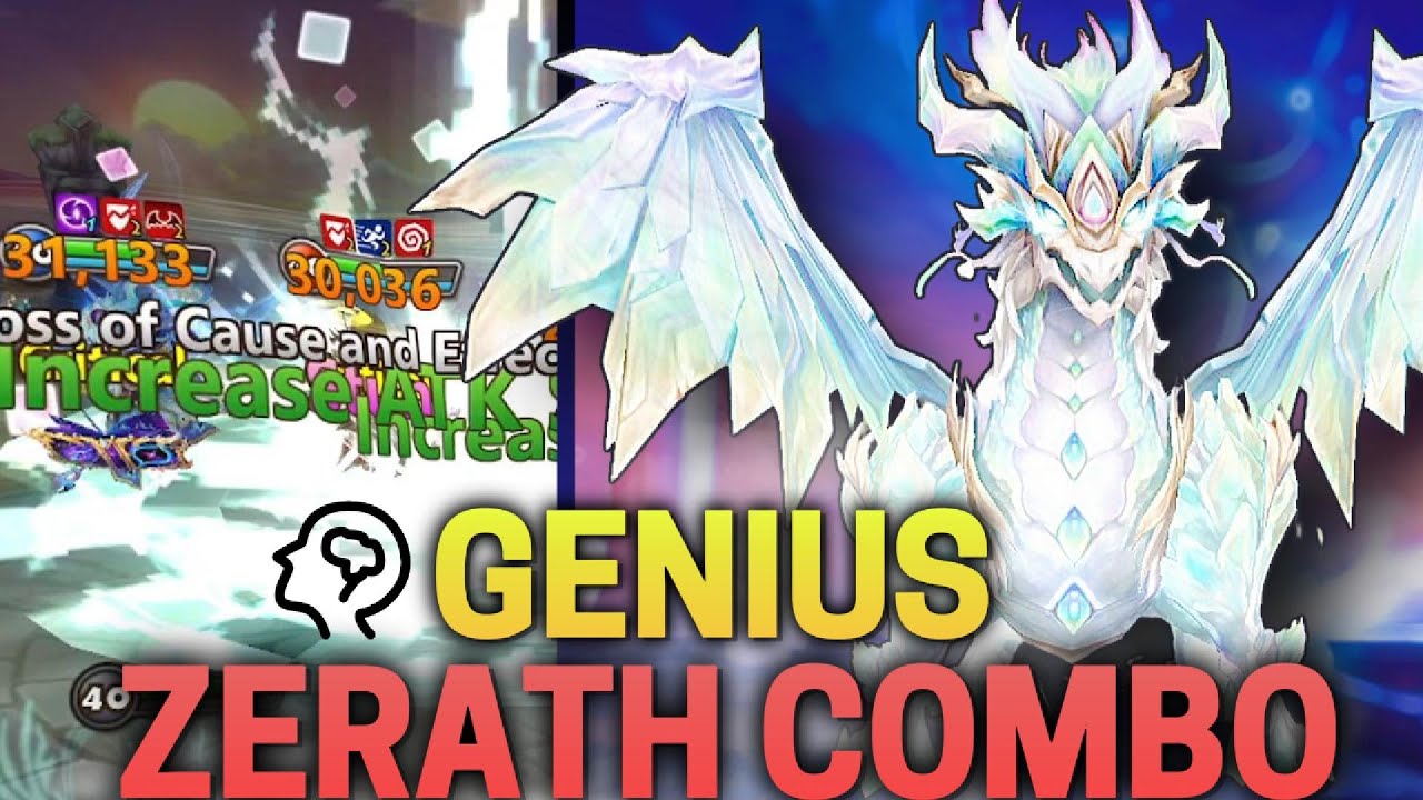 GENIUS Zerath Cleave Combo 🧠 - Summoners War
