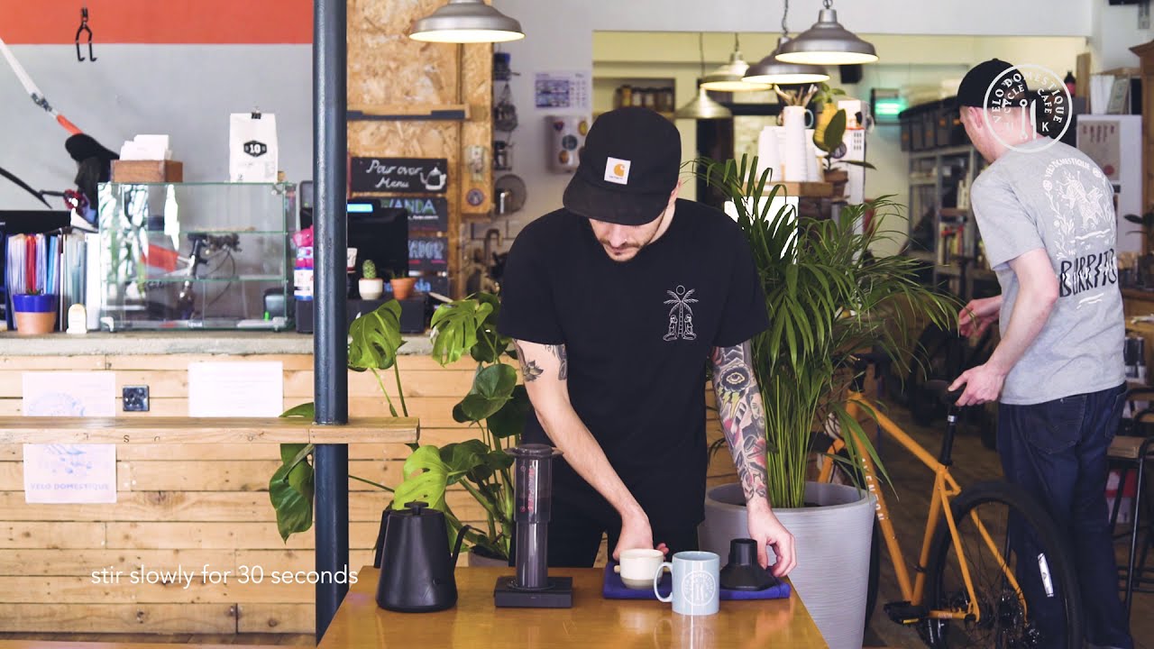 Manual Brew Coffee at Home Episode 2: Brew using the Aeropress (long coffee)