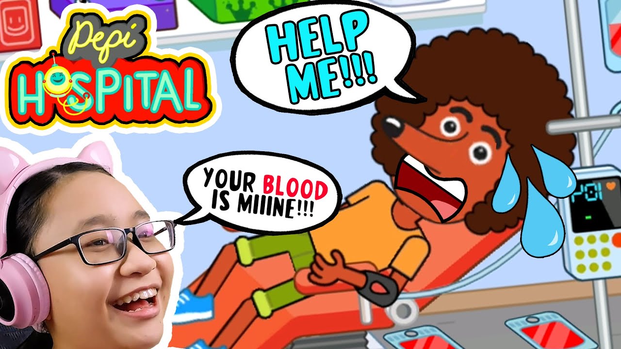 Pepi Hospital - Donating Blood in Pepi Hospital - Let's Play Pepi Hospital!!!