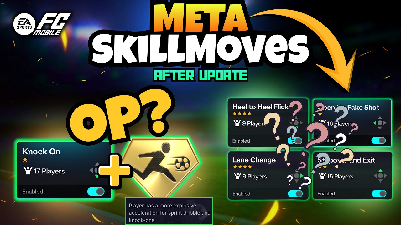 The Only Skill Moves You Should Use after Playstyles Update in FC Mobile 26!