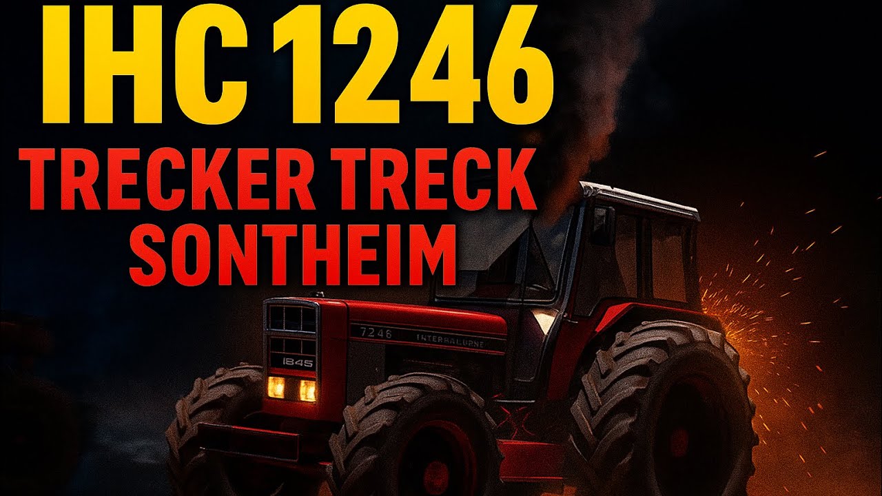 🔥 IHC 1246 mit über 419 PS | Mega Power beim Trecker Treck Nightpulling in Sontheim 🚜💨
