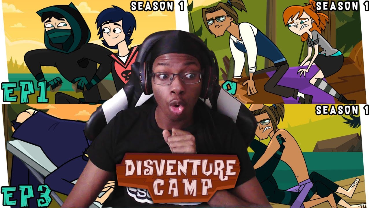 IM INVESTED!!! &sdot; Disventure Camp Season 1 Episodes 1-4 REACTION!!!