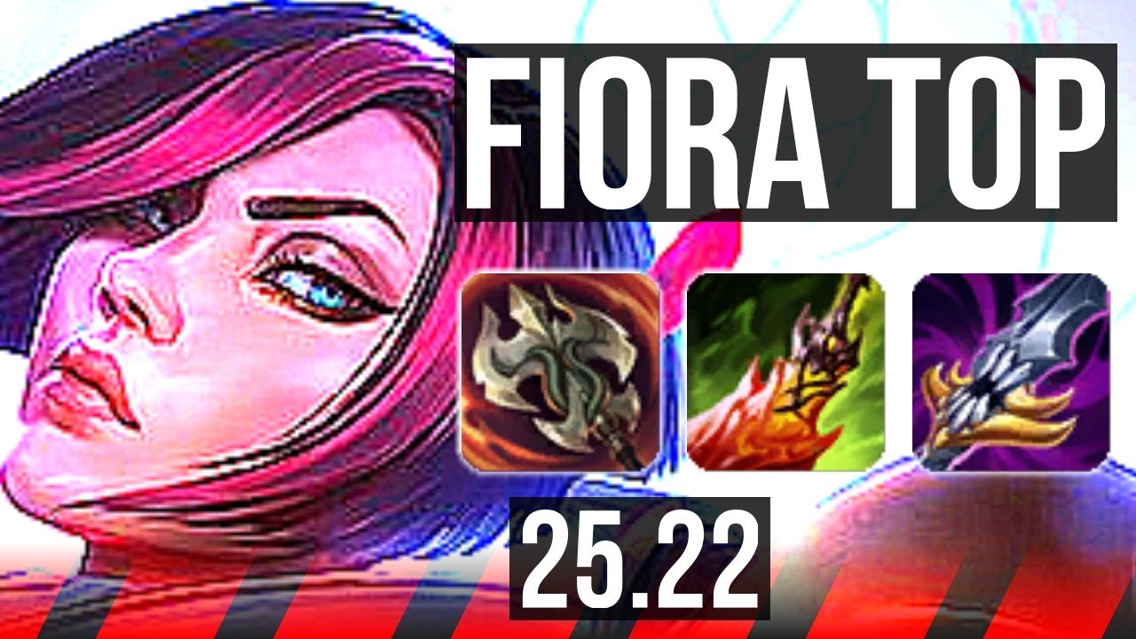 FIORA vs TRYNDAMERE (TOP) | 10 solo kills, 1700+ games, Legendary, 40k DMG | EUW Master | 25.22
